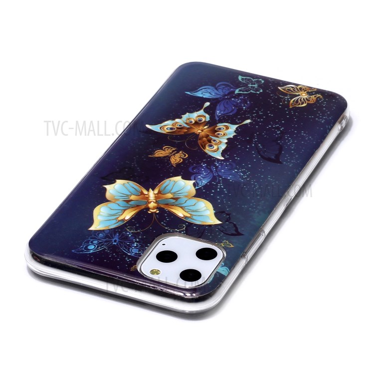 Noctilucent IMD TPU Back Shell for iPhone 11 Pro Max 6.5 inch - Butterflies-3