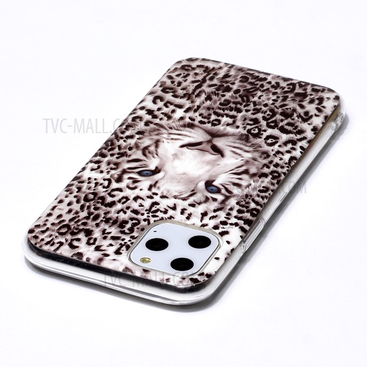 Noctilucent IMD TPU Phone Shell for iPhone 11 Pro 5.8 inch - Leopard-3