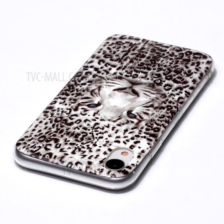 Noctilucent TPU Flexible Phone Case for Apple iPhone XR 6.1 inch - Leopard-3