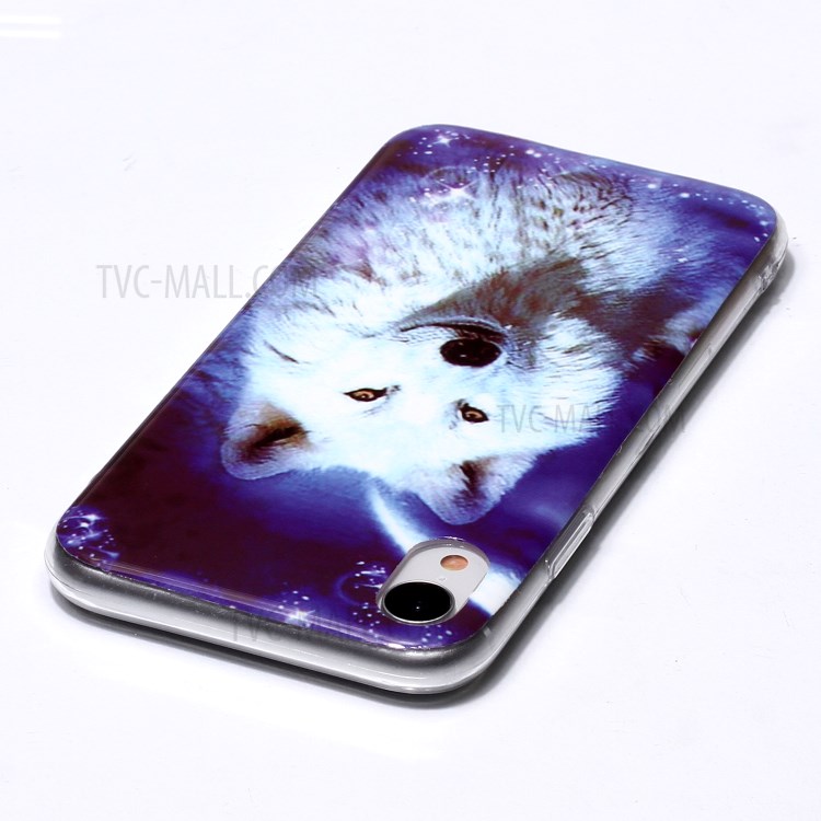 Noctilucent TPU Flexible Phone Case for Apple iPhone XR 6.1 inch - Dog-3