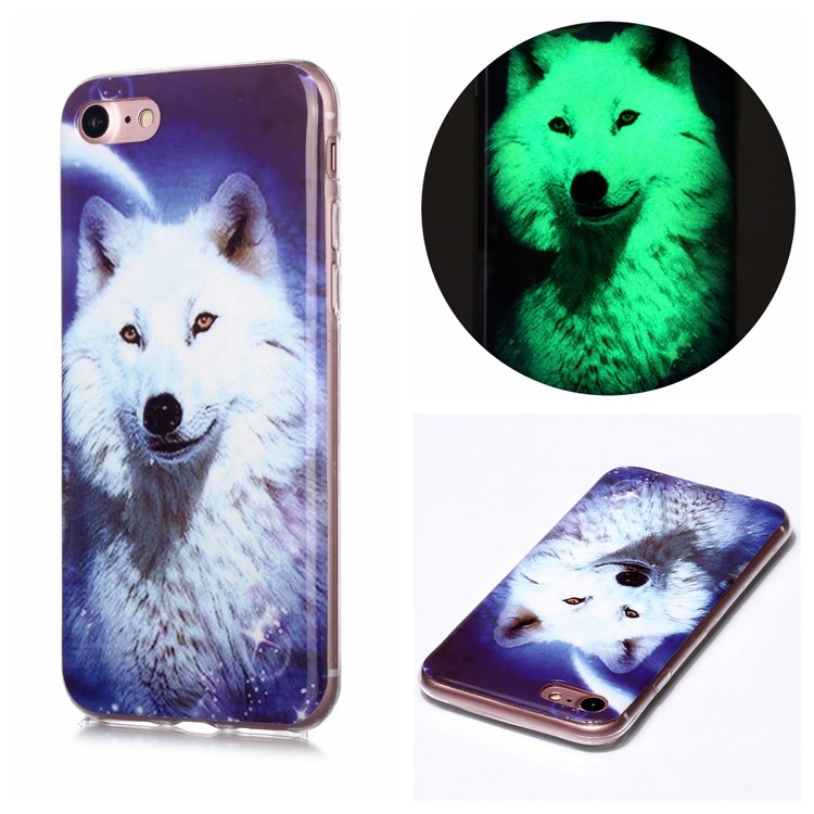 Noctilucent Patterned IMD TPU Phone Case for iPhone 6s/6 - Dog-1