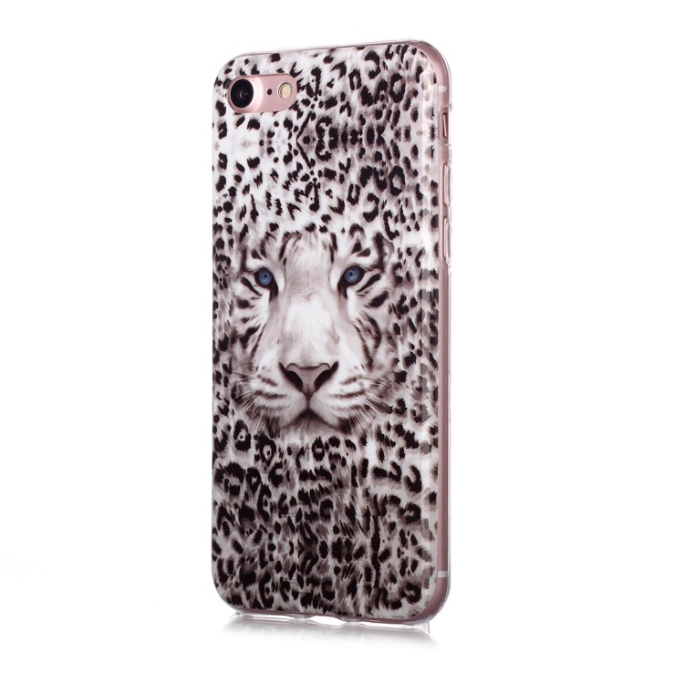 Noctilucent Patterned IMD TPU Phone Case for iPhone 6s/6 - Leopard-2