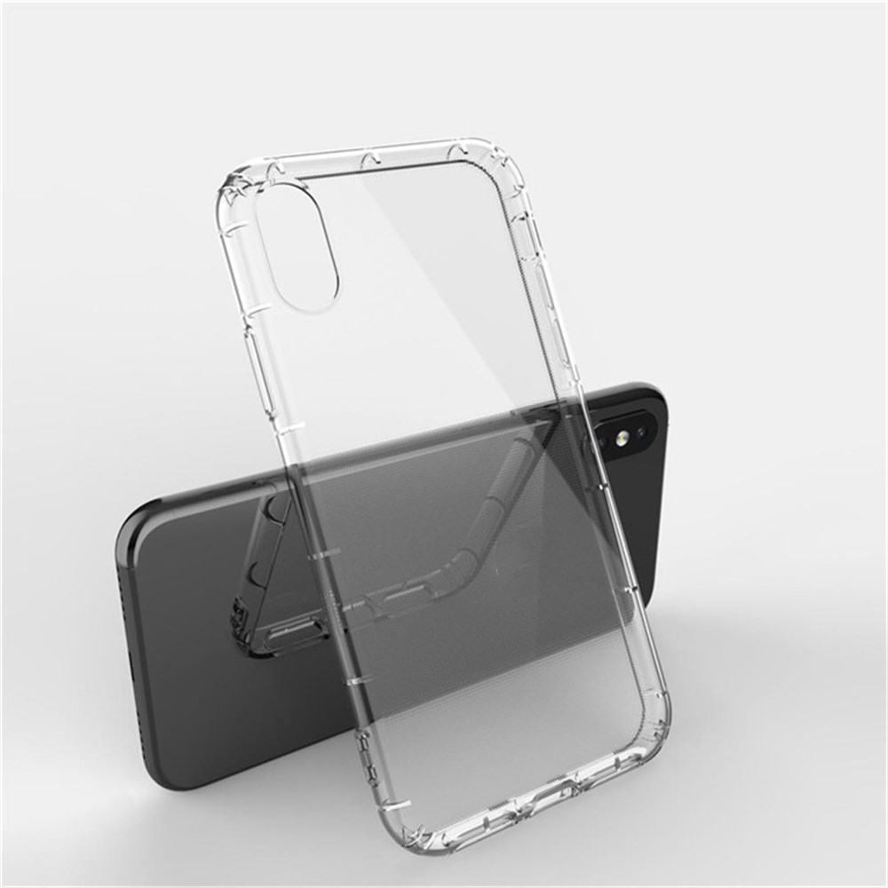 Crystal Clear TPU Phone Case for iPhone XS 5.8 inch-1