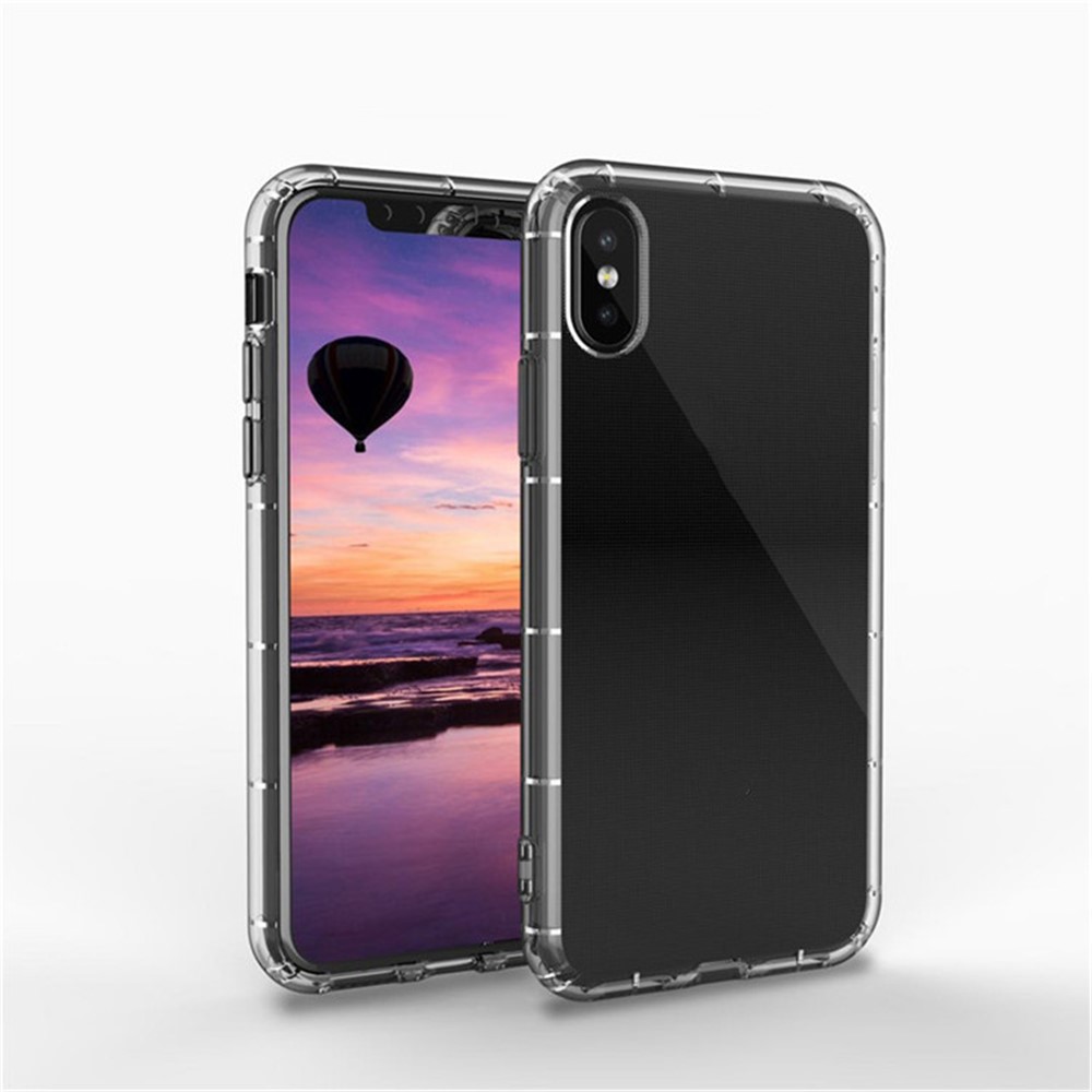 Crystal Clear TPU Phone Case for iPhone XS 5.8 inch-3