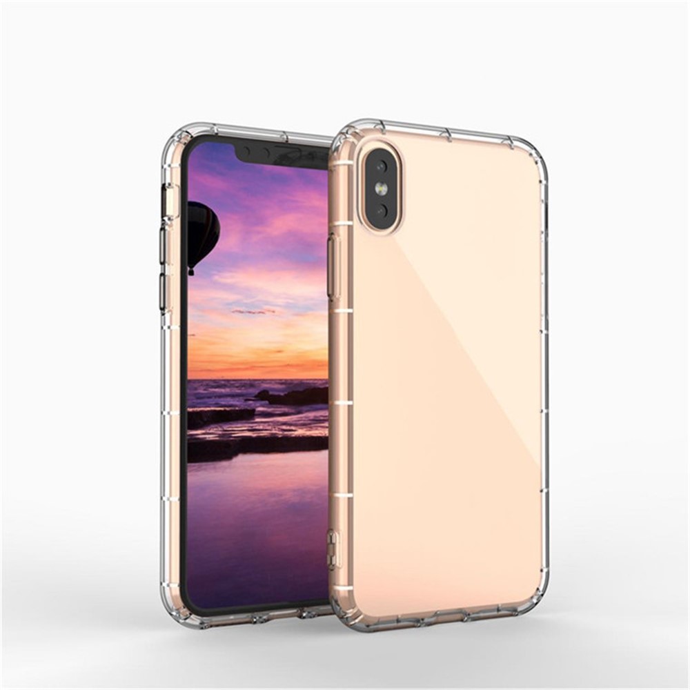 Crystal Clear TPU Phone Case for iPhone XS 5.8 inch-4