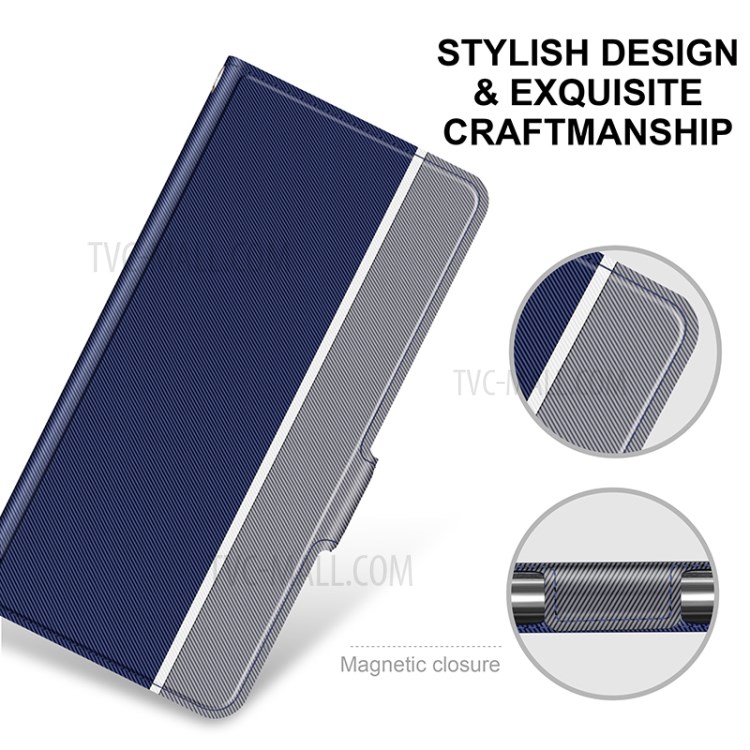 BAIYU Series Leather Unique Shell for iPhone SE (2nd Generation) / 8 / 7 4.7-inch - Blue-2