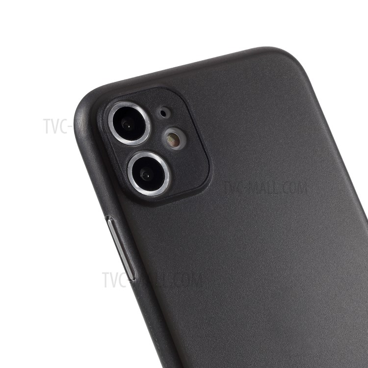 Matte Ultra-thin PC Mobile Phone Case for iPhone 11 6.1 inch - Black-4