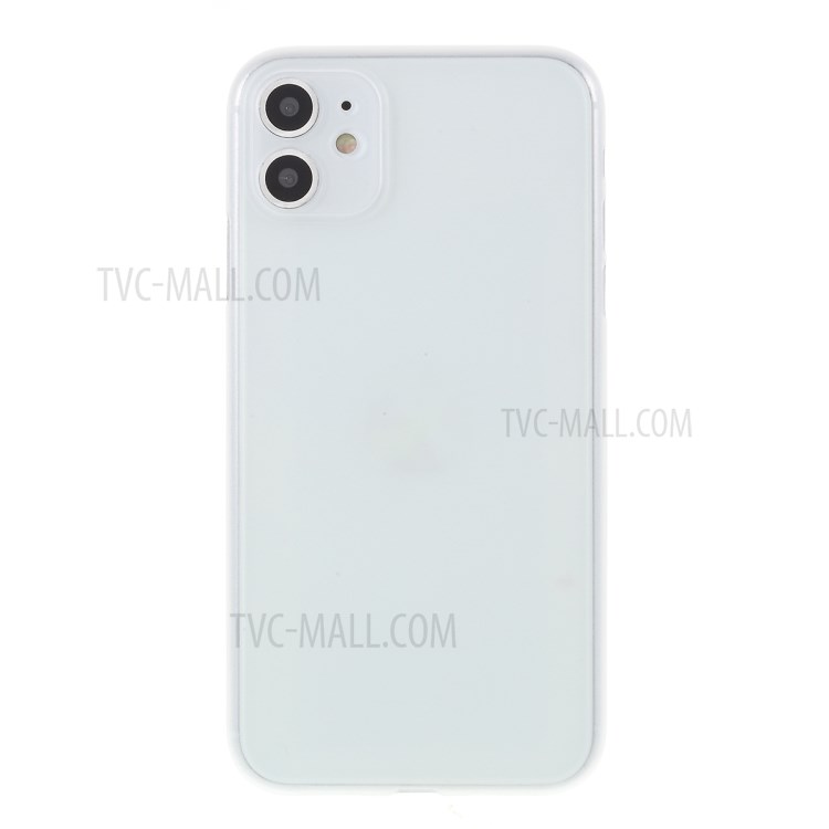 Étui de Téléphone Mobile Mat Ultra-thin PC Pour Iphone 11 6,1 Pouces - Transparent