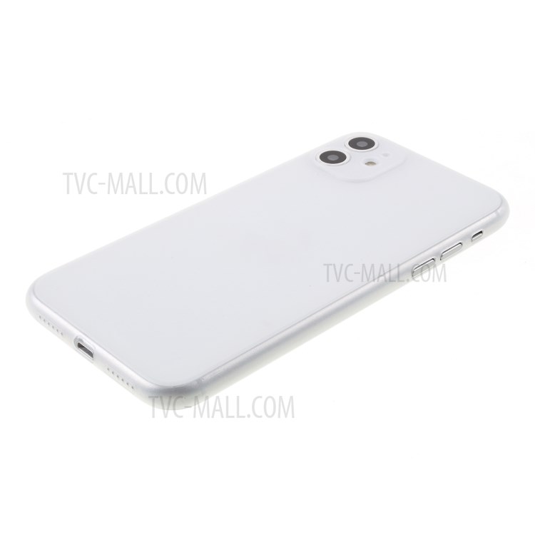 Matte Ultra-thin PC Mobile Phone Case for iPhone 11 6.1 inch - Transparent-4