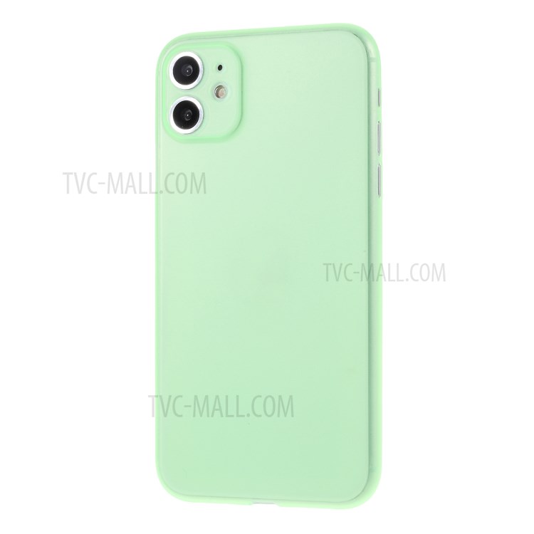 Matte Ultra-thin PC Mobile Phone Case for iPhone 11 6.1 inch - Light Green-2