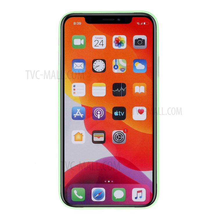 Matte Ultra-thin PC Mobile Phone Case for iPhone 11 6.1 inch - Light Green-3