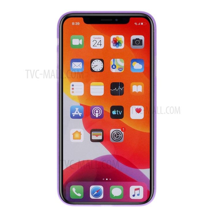 Matte Ultra-thin PC Mobile Phone Case for iPhone 11 6.1 inch - Purple-3