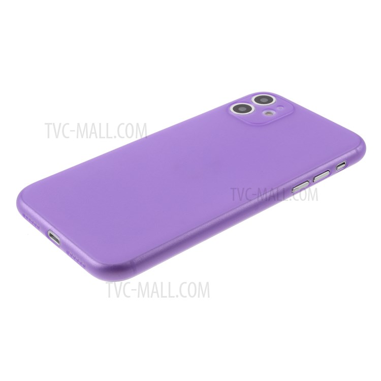 Matte Ultra-thin PC Mobile Phone Case for iPhone 11 6.1 inch - Purple-4