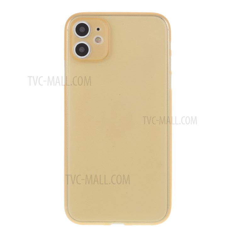 Matte Ultra-thin PC Mobile Phone Case for iPhone 11 6.1 inch - Gold-1