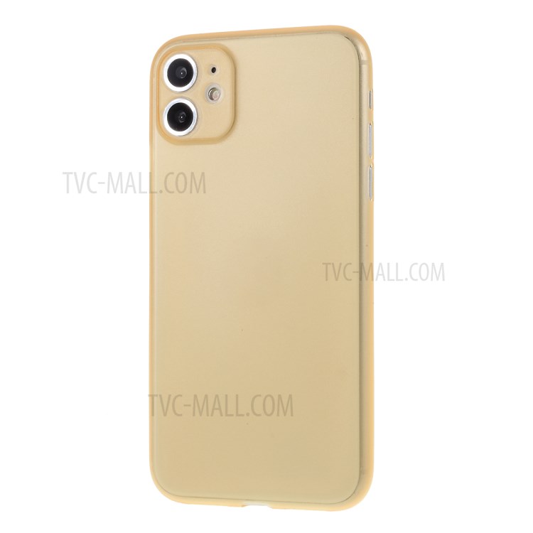 Matte Ultra-thin PC Mobile Phone Case for iPhone 11 6.1 inch - Gold-2