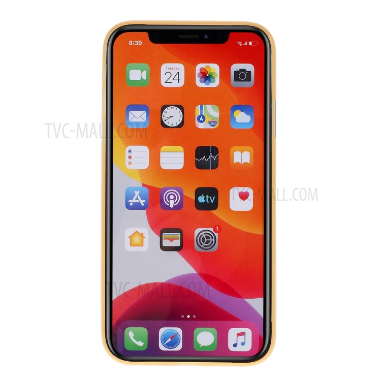 Matte Ultra-thin PC Mobile Phone Case for iPhone 11 6.1 inch - Gold-3