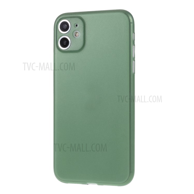 Matte Ultra-thin PC Mobile Phone Case for iPhone 11 6.1 inch - Dark Green-2