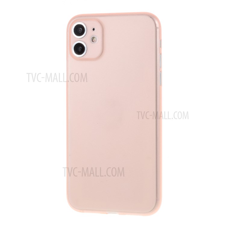 Matte Ultra-thin PC Mobile Phone Case for iPhone 11 6.1 inch - Pink-2
