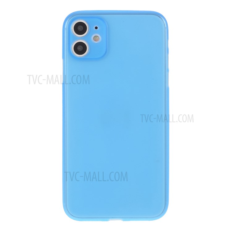 Matte Ultra-thin PC Mobile Phone Case for iPhone 11 6.1 inch - Blue-1