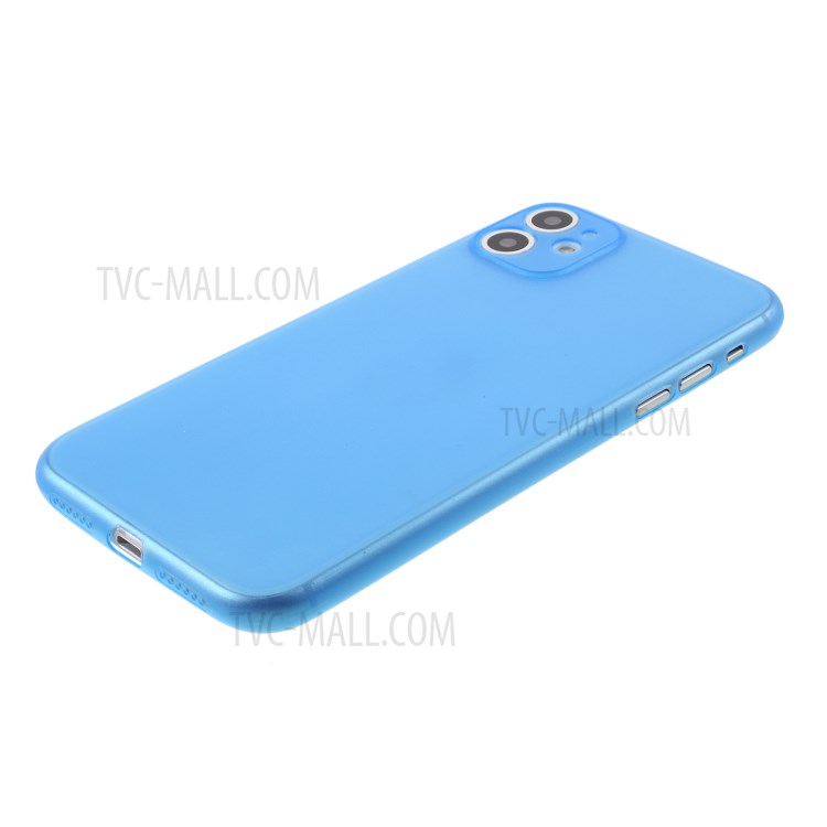 Matte Ultra-thin PC Mobile Phone Case for iPhone 11 6.1 inch - Blue-4