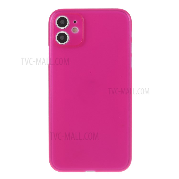 Matte Ultra-thin PC Mobile Phone Case for iPhone 11 6.1 inch - Rose-1