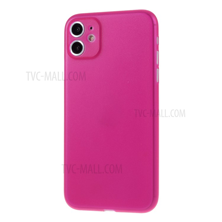 Matte Ultra-thin PC Mobile Phone Case for iPhone 11 6.1 inch - Rose-2