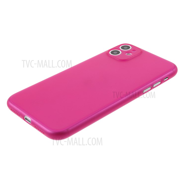 Matte Ultra-thin PC Mobile Phone Case for iPhone 11 6.1 inch - Rose-4