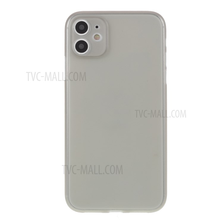 Matte Ultra-thin PC Mobile Phone Case for iPhone 11 6.1 inch - Grey-1