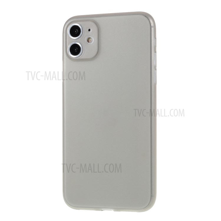 Matte Ultra-thin PC Mobile Phone Case for iPhone 11 6.1 inch - Grey-2