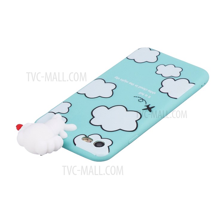 3D Doll Decor Soft TPU Phone Case for iPhone 7/8/SE (2nd Generation) - Dog-5