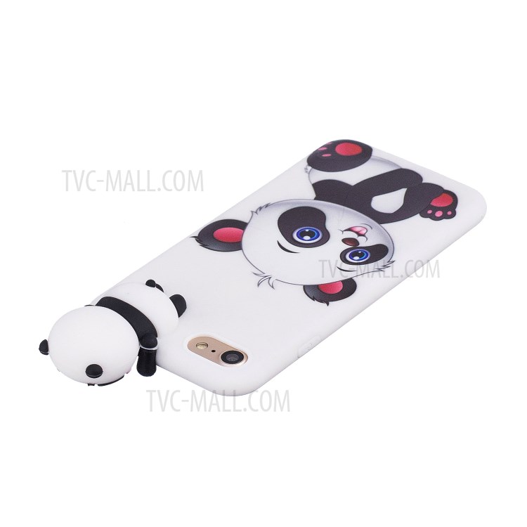 3D Doll Decor Soft TPU Phone Case for iPhone 7/8/SE (2nd Generation) - Baby Panda-5