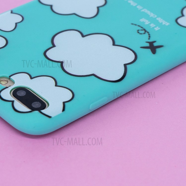 3D Doll Decor Soft TPU Phone Case for iPhone 8/7 Plus 5.5 inch - Dog-10