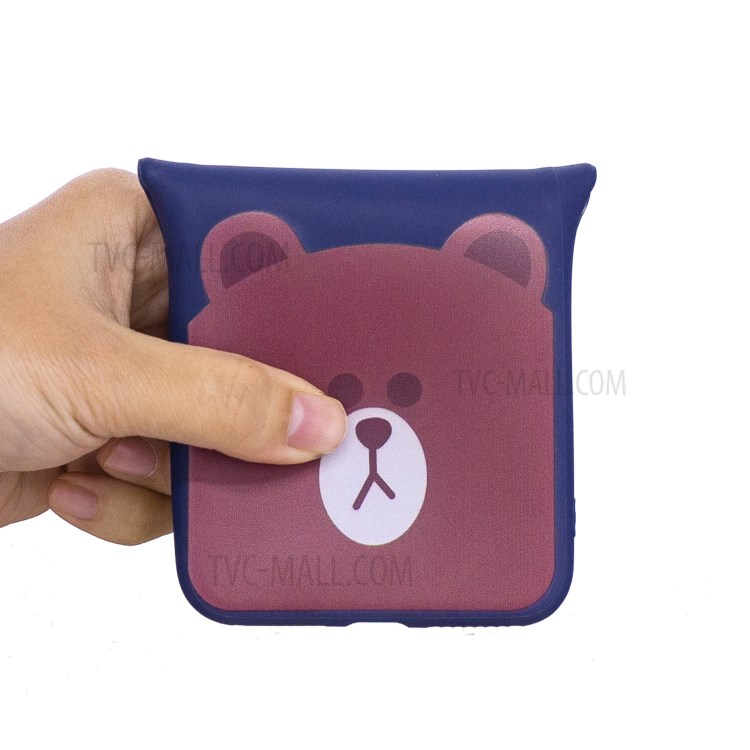 3D Doll Decor Soft TPU Phone Case for iPhone 8/7 Plus 5.5 inch - Bear-6