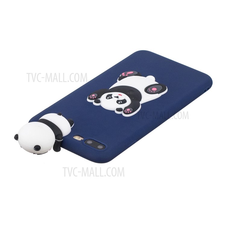 3D Decor Design TPU Cell Phone Cover for iPhone 8 Plus / 7 Plus 5.5-inch - Panda-5