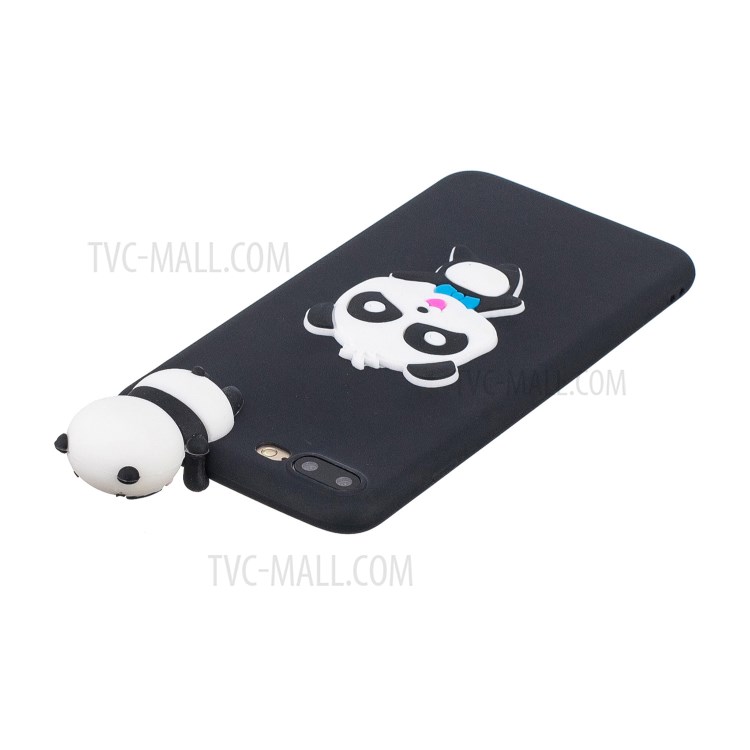 3D Decor Design TPU Cell Phone Cover for iPhone 8 Plus / 7 Plus 5.5-inch - Cute Panda-5
