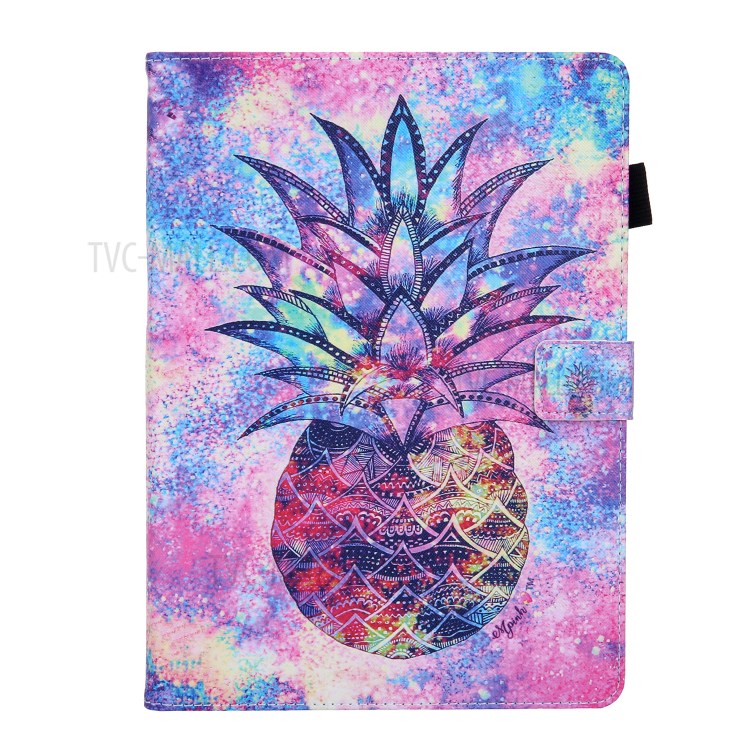 Pattern Printing Multi-angle Stand Leather Card Slot Tablet Case for iPad Pro 11-inch (2020)/(2018) - Pineapple-2