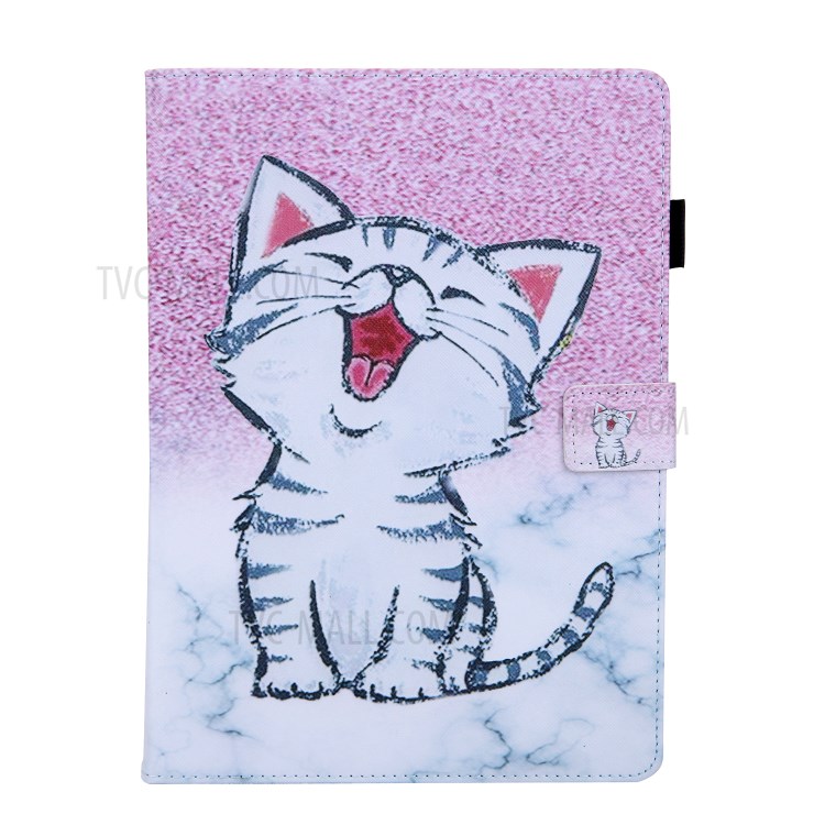 Pattern Printing Multi-angle Stand Leather Card Slot Tablet Case for iPad Pro 11-inch (2020)/(2018) - Cat-2