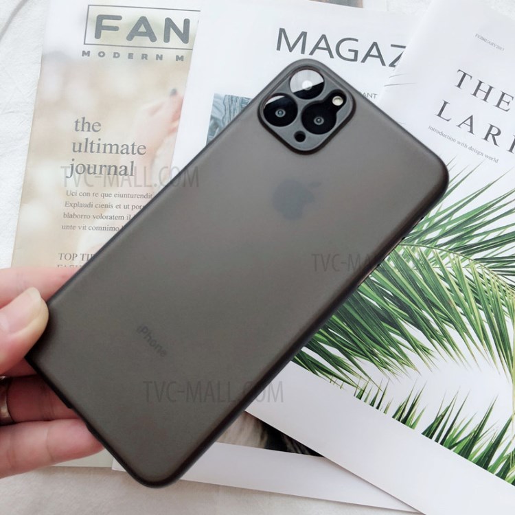 Ultra-thin Matte Hard Plastic Case for iPhone 11 Pro 5.8 inch - Black-3