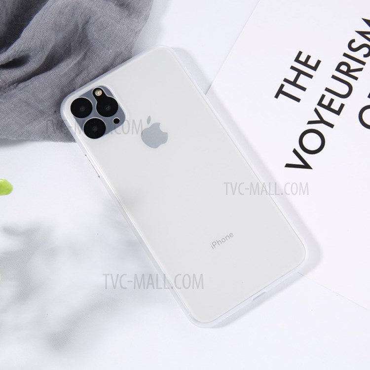 Ultra-thin Matte Hard Plastic Case for iPhone 11 Pro 5.8 inch - Transparent-1