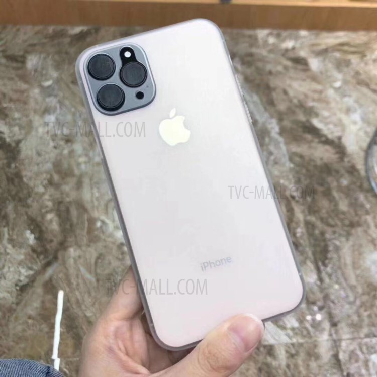Ultra-thin Matte Hard Plastic Case for iPhone 11 Pro 5.8 inch - Transparent-4