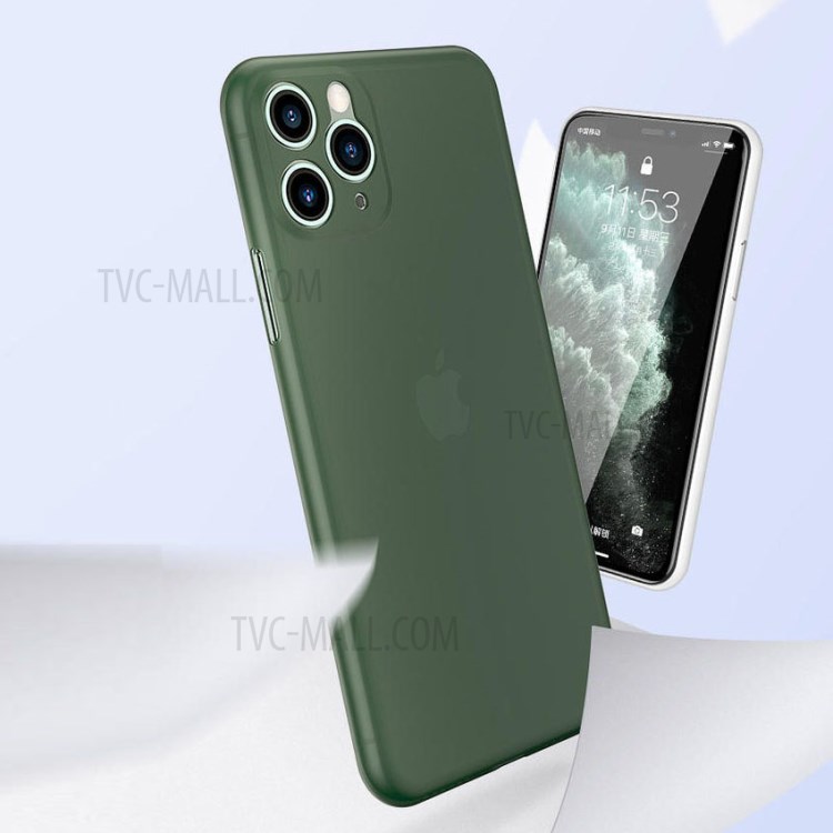 Ultra-thin Matte Hard Plastic Case for iPhone 11 Pro 5.8 inch - Green-3