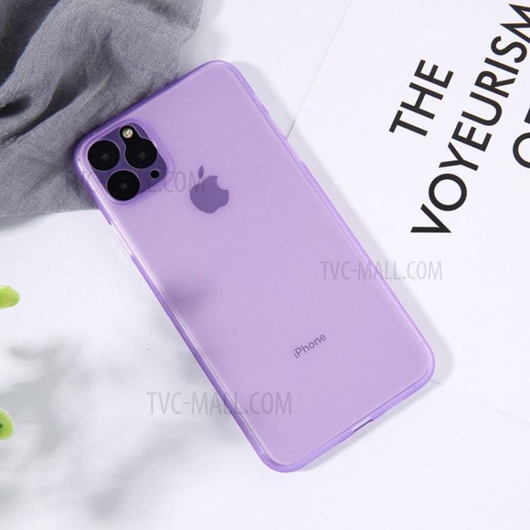 Ultra-thin Matte Hard Plastic Case for iPhone 11 Pro 5.8 inch - Purple-1