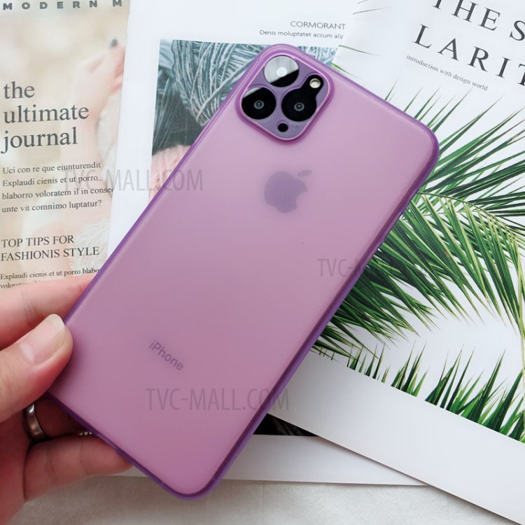 Ultra-thin Matte Hard Plastic Case for iPhone 11 Pro 5.8 inch - Purple-2