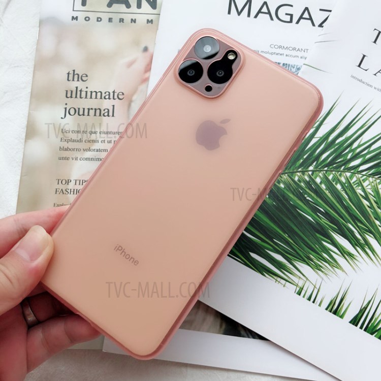 Ultra-thin Matte Hard Plastic Case for iPhone 11 Pro 5.8 inch - Rose Gold-1