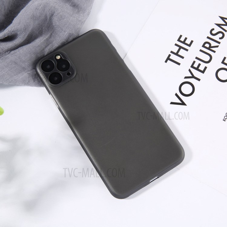 Matte PC Ultra-thin Mobile Phone Cover for iPhone 11 Pro Max 6.5 inch - Black-1