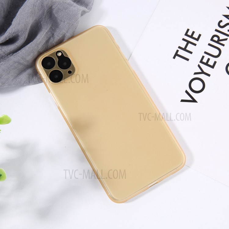 Matte PC Ultra-thin Mobile Phone Cover for iPhone 11 Pro Max 6.5 inch - Gold-1