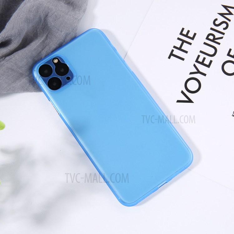 Matte PC Ultra-thin Mobile Phone Cover for iPhone 11 Pro Max 6.5 inch - Blue-1