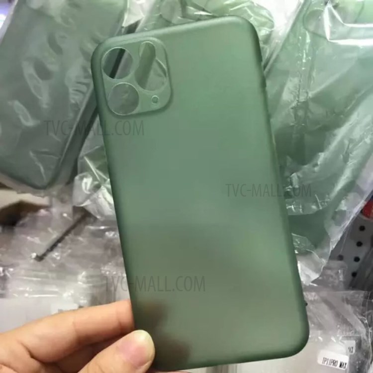 Matte PC Ultra-thin Mobile Phone Cover for iPhone 11 Pro Max 6.5 inch - Green-1