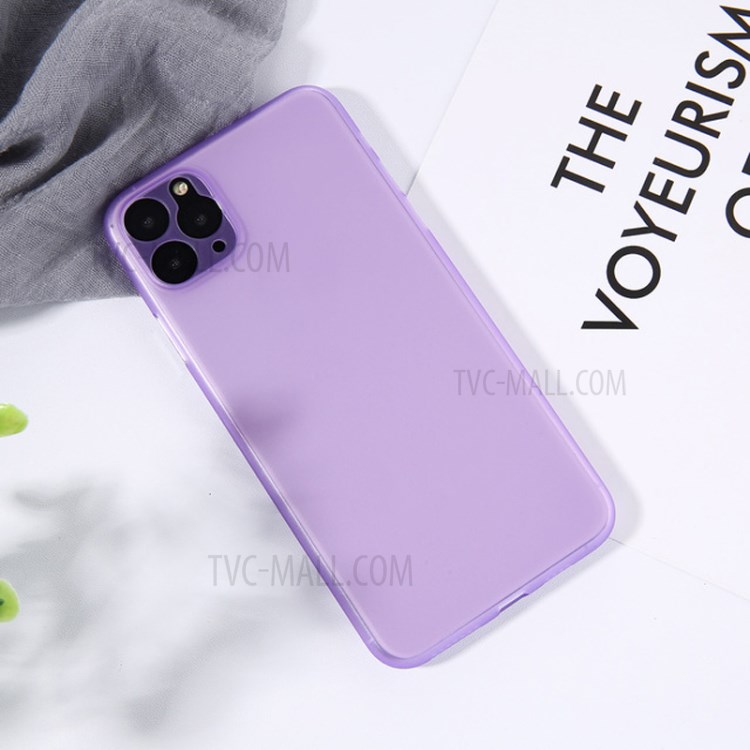 Matte PC Ultra-thin Mobile Phone Cover for iPhone 11 Pro Max 6.5 inch - Purple-1