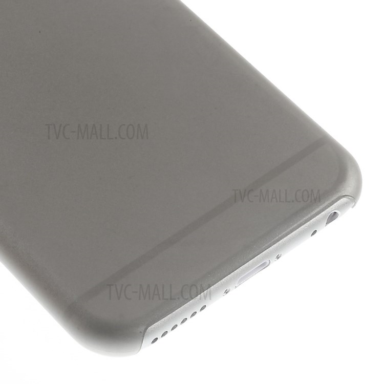 Ultra-thin Matte Plastic Back Protector Case for iPhone 6s Plus/6 Plus - Grey-4